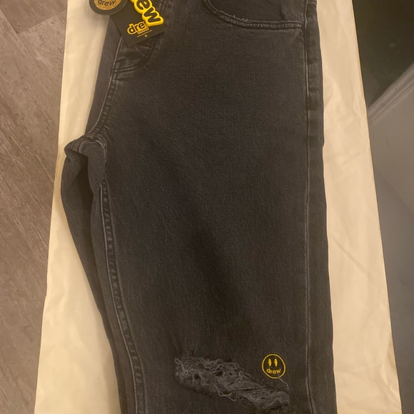Drew house distressed black wash tapered jean - Picture 2 of 7